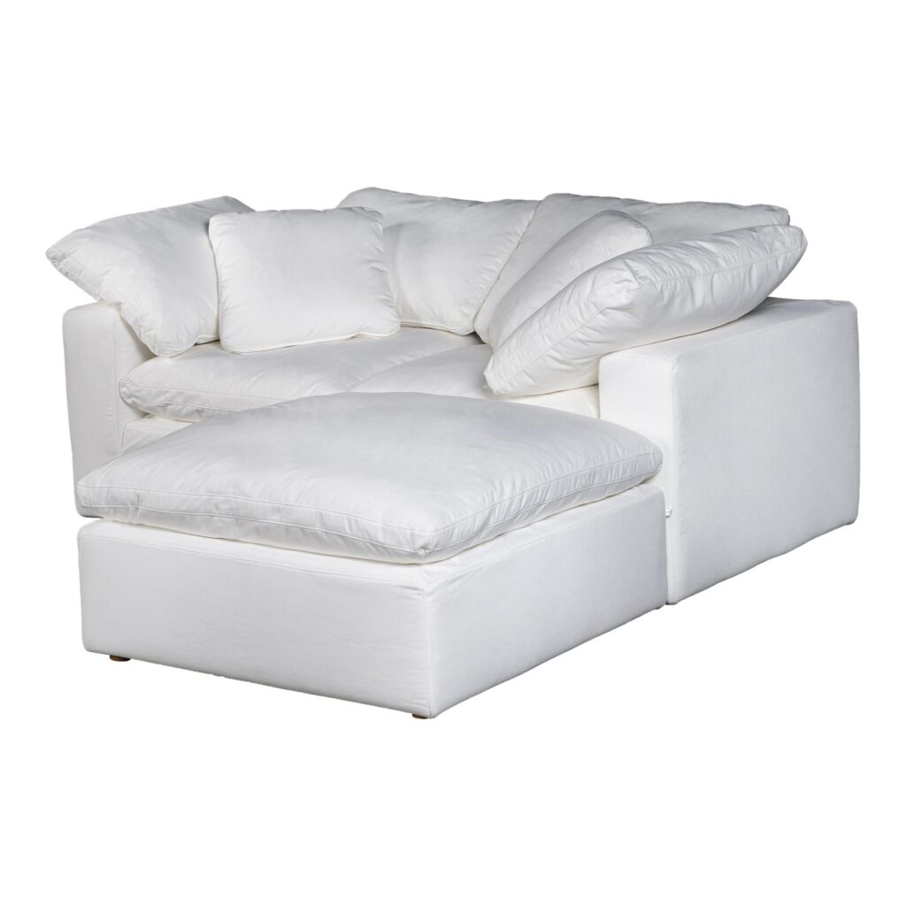 Terra Condo Nook Modular Sectional Livesmart Fabric Cream - Image 3