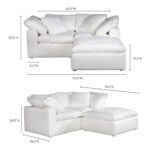 Terra Condo Nook Modular Sectional Livesmart Fabric Cream 9 Terra Condo Nook Modular Sectional Livesmart Fabric Cream YJ-1016-05 YJ 1016 05 70