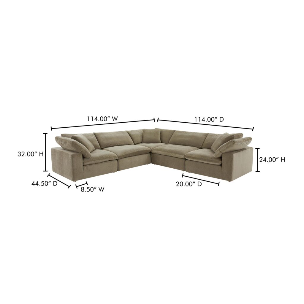 Terra Classic L Modular Sectional Performance Fabric - Image 9