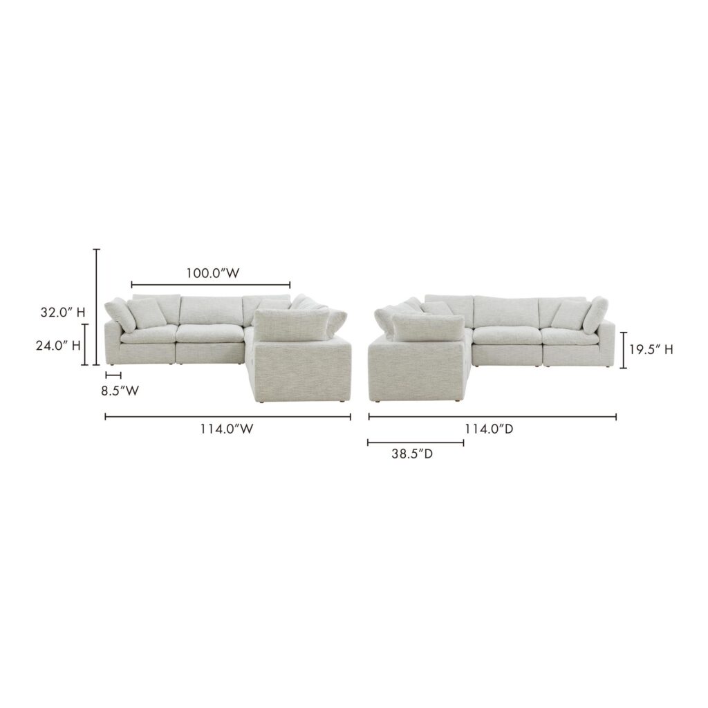 Terra Condo Classic L Modular Sectional - Image 7