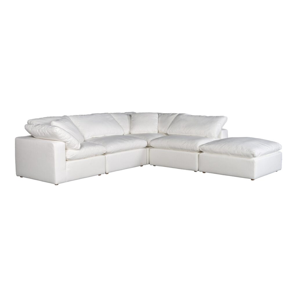 Terra Condo Dream Modular Sectional Livesmart Fabric Cream - Image 4