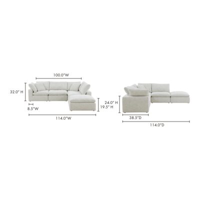 Terra Condo Dream Modular Sectional YJ-1018-49 YJ 1018 49 70