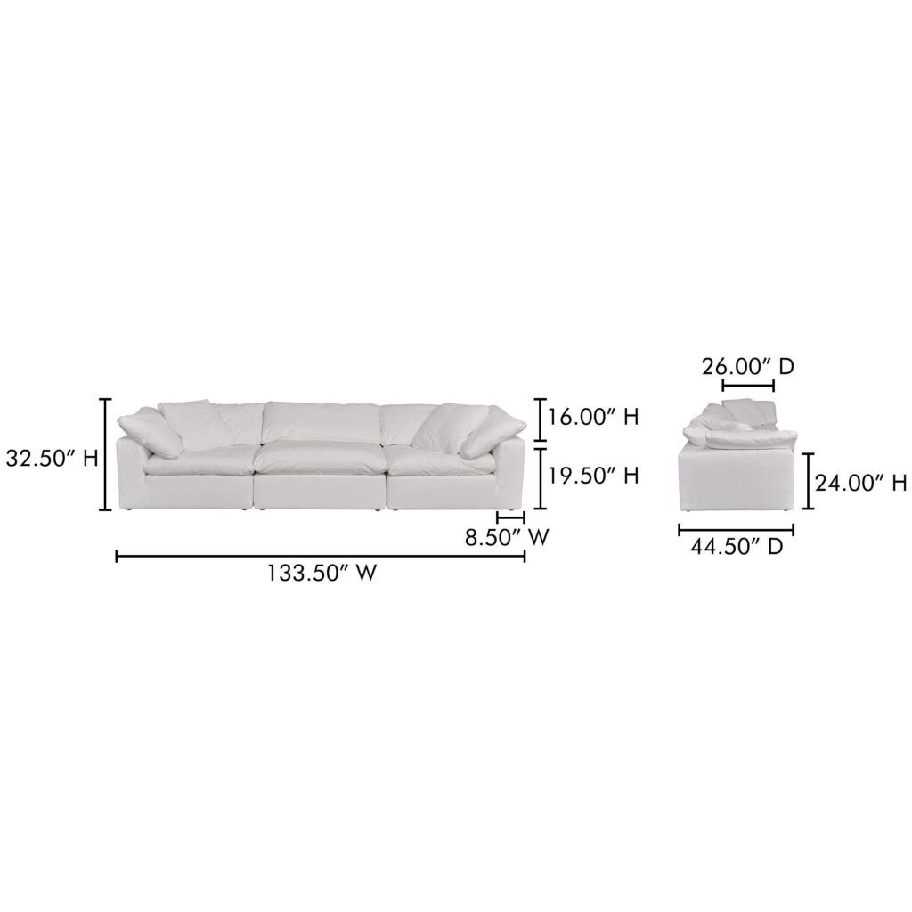 Clay Modular Sofa Performance Fabric - Image 7