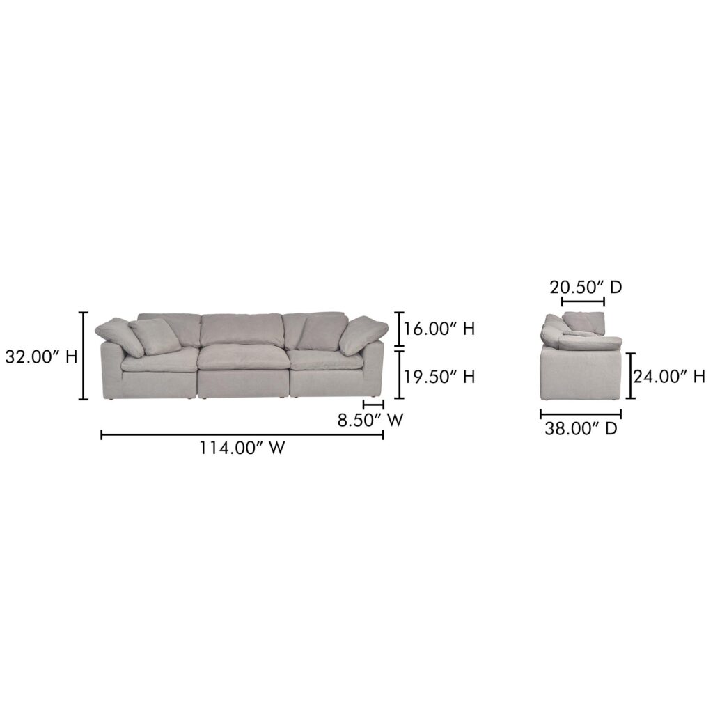 Terra Modular Sofa Performance Fabric - Image 7