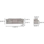 Terra Modular Sofa Performance Fabric YJ-1027-29 YJ 1027 29 70