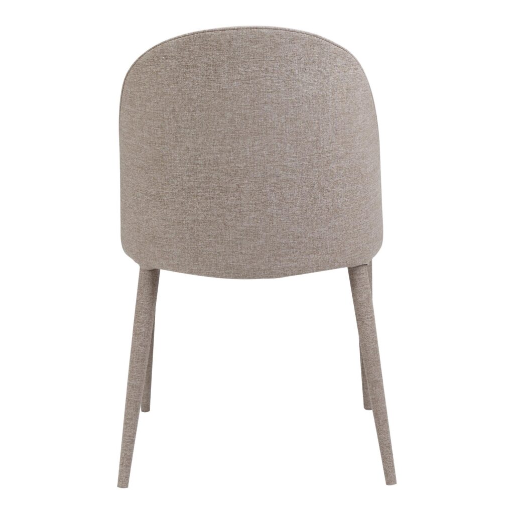 Burton Fabric Dining Chair Light Grey (Set of 2) - Image 7