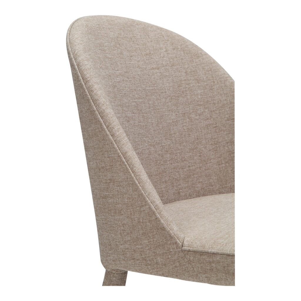 Burton Fabric Dining Chair Light Grey (Set of 2) - Image 8