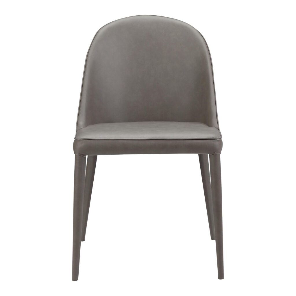 Burton Pu Dining Chair Grey (Set of 2) - Image 4