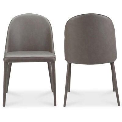 Burton Pu Dining Chair Grey (Set of 2) YM-1002-26 YM 1002 26 82