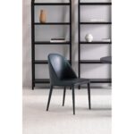 Burton Dining Chair Dark Teal Vegan Leather (Set Of 2) 25 Burton Dining Chair Dark Teal Vegan Leather (Set Of 2) YM-1002-36 YM 1002 36 0 33