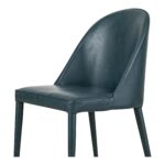 Burton Dining Chair Dark Teal Vegan Leather (Set Of 2) 21 Burton Dining Chair Dark Teal Vegan Leather (Set Of 2) YM-1002-36 YM 1002 36 04