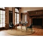 Burton Dining Chair Dark Teal Vegan Leather (Set Of 2) 26 Burton Dining Chair Dark Teal Vegan Leather (Set Of 2) YM-1002-36 YM 1002 36 50