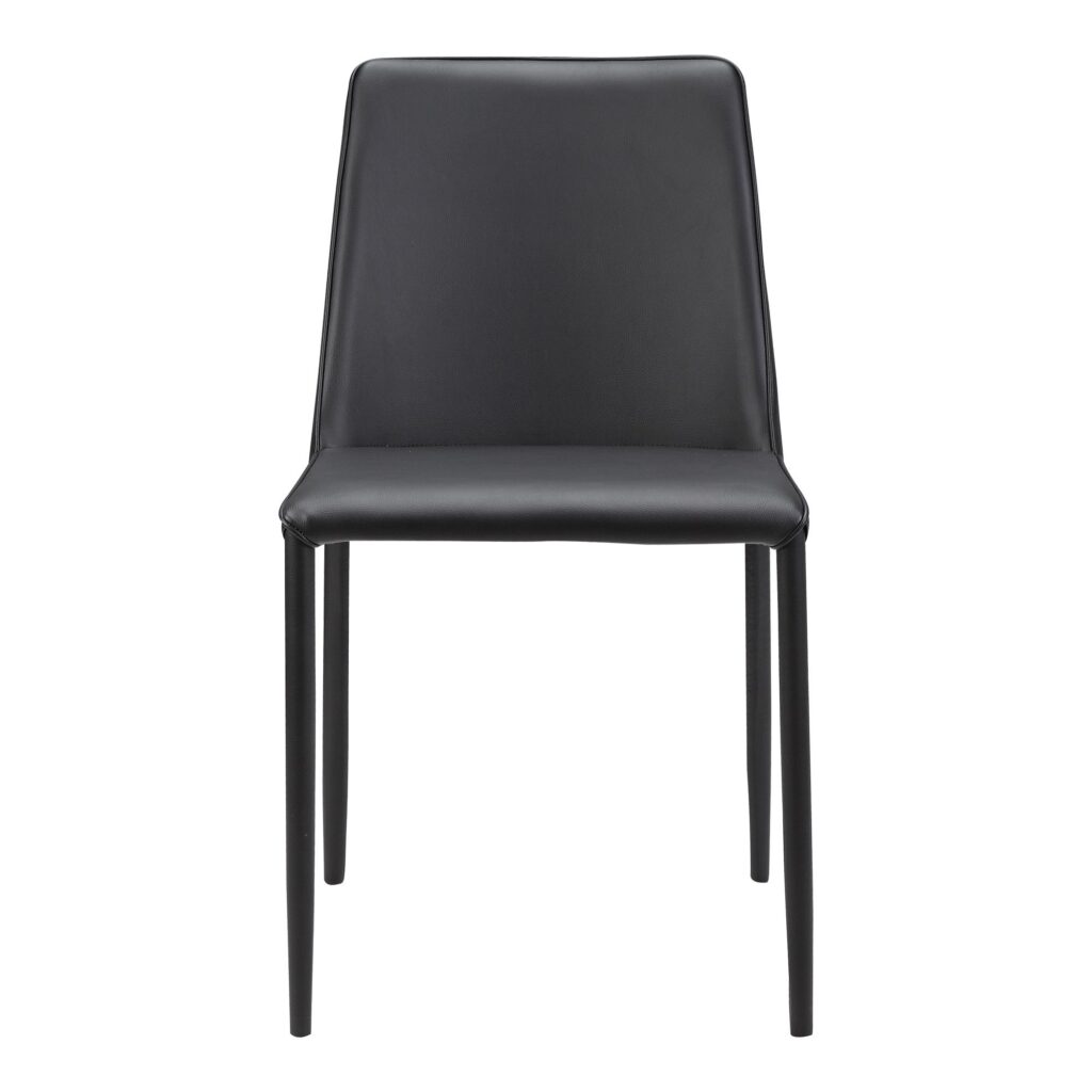 Nora Pu Dining Chair Black (Set of 2) - Image 4