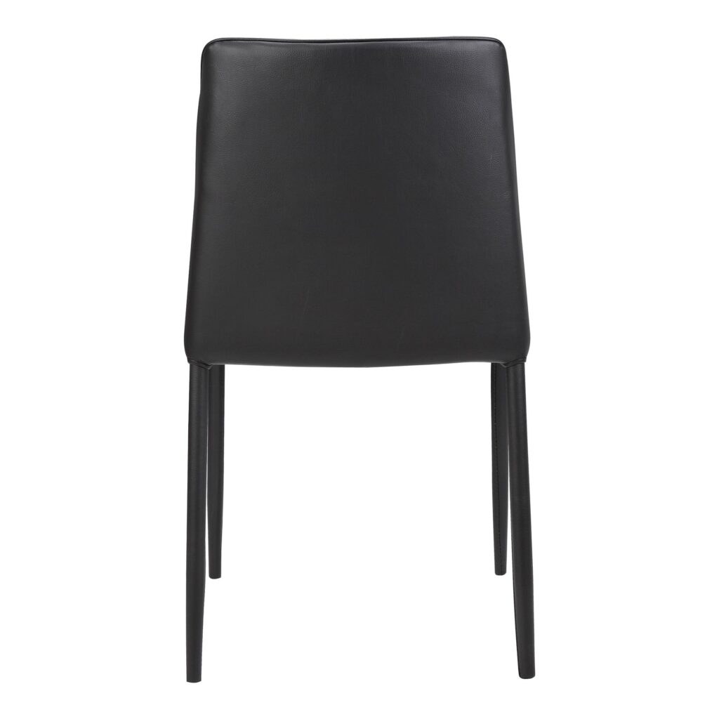 Nora Pu Dining Chair Black (Set of 2) - Image 7