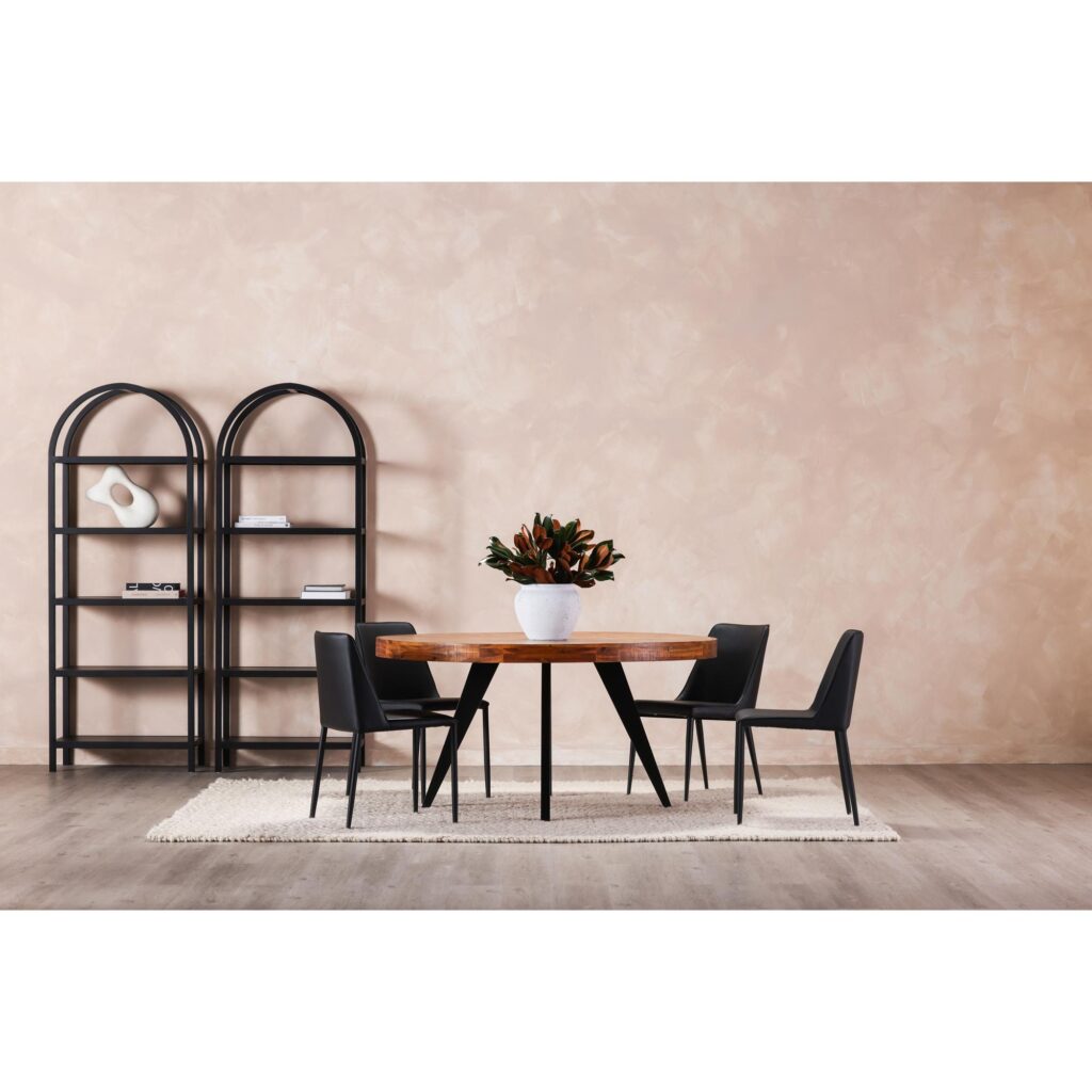 Nora Pu Dining Chair Black (Set of 2) - Image 10