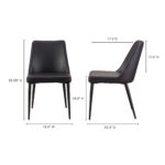 Lula Dining Chair Black (Set of 2) 21 Lula Dining Chair Black (Set of 2) YM-1006-02 YM 1006 02 70