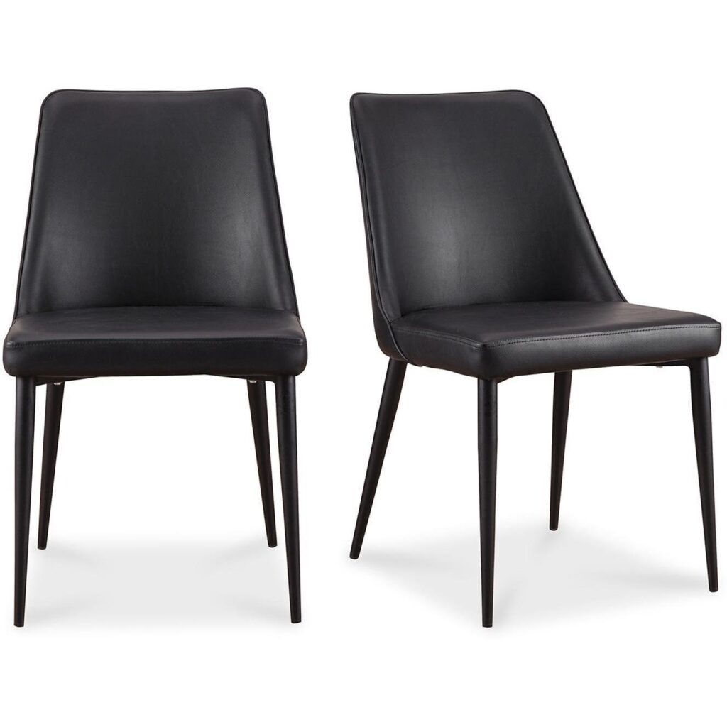 Lula Dining Chair Black (Set of 2) - Image 2