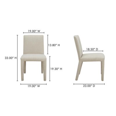 Monte Dining Chair Performance Fabric -Set Of Two YM-1008-34 YM 1008 34 70