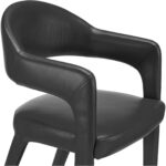 Martens Dining Chair Black Leather 15 Martens Dining Chair Black Leather - Image 7