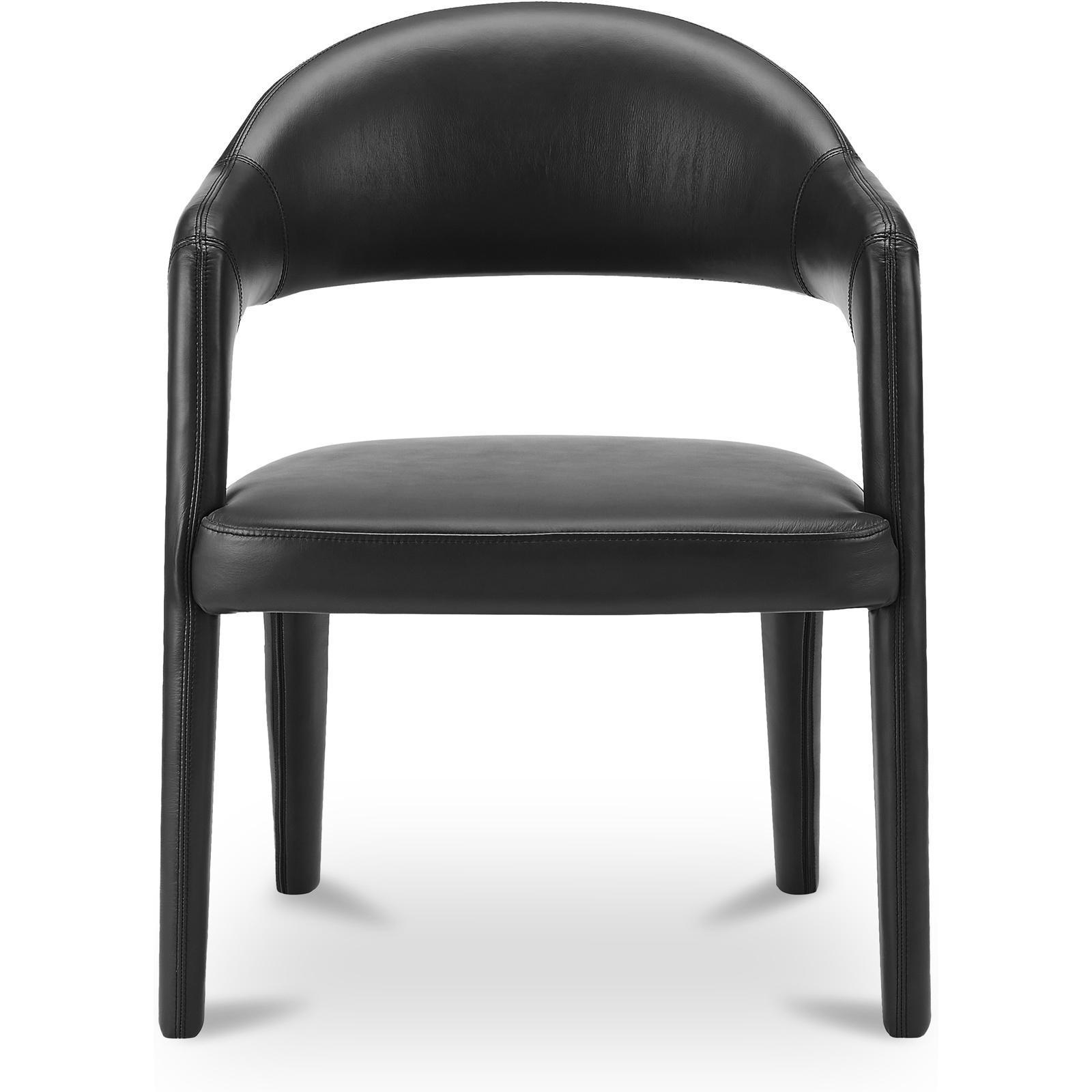 Martens Dining Chair Black Leather 1 Martens Dining Chair Black Leather