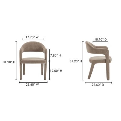 Martens Dining Chair Camel YM-1009-21 YM 1009 21 70