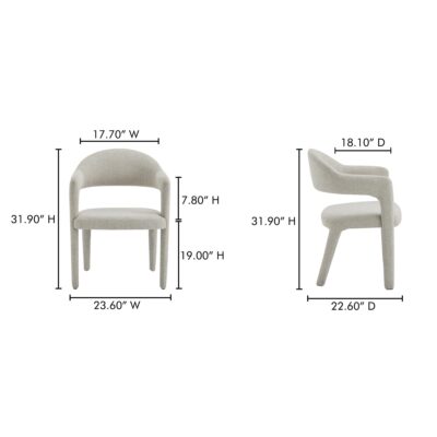 Martens Dining Chair Beige YM-1009-34 YM 1009 34 70