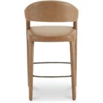 Martens Bar Stool Brown Leather YM-1011-03 YM 1011 03 Martens back shadsilo
