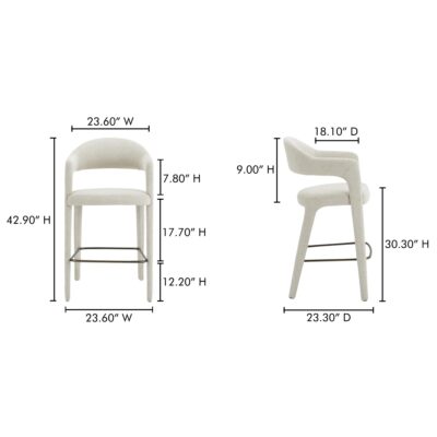 Martens Bar Stool Beige YM-1011-34 YM 1011 34 70