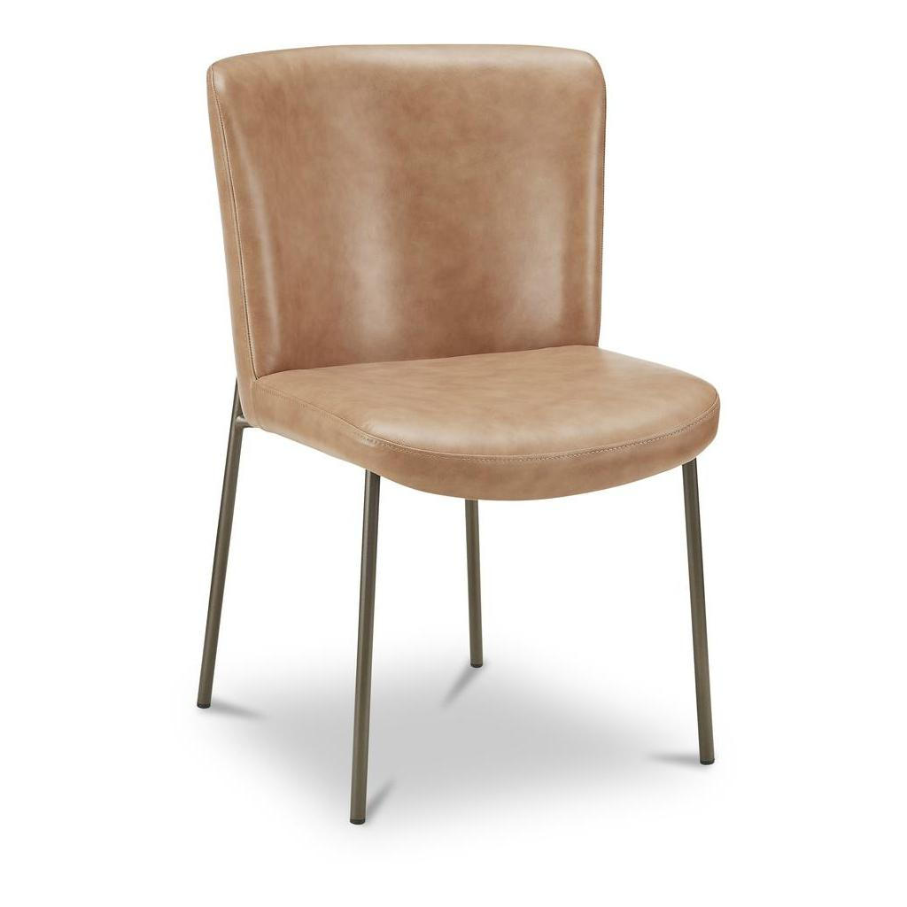 Early Dining Chair Tan Leather (Set of 2) 3 Early Dining Chair Tan Leather (Set of 2) - Image 3