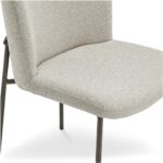 Early Dining Chair Beige-Set Of Two YM-1012-34 YM 1012 34 Early closeup shadsilo