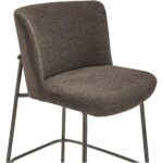 Early Counter Stool Dark Brown YM-1013-20 YM 1013 20 Early closeup shadsilo