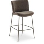 Early Bar Stool Dark Brown YM-1014-20 YM 1014 20 Early diagR shadsilo