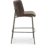 Early Bar Stool Dark Brown YM-1014-20 YM 1014 20 Early side right shadsilo