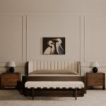 Carson Dining Bench Beige YM-1016-34 YM 1016 34 00