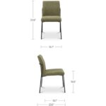Danny Dining Chair Green-Set Of Two YM-1018-16 YM 1018 16 70 dim