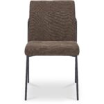 Danny Dining Chair Dark Brown Set of Two YM-1018-20 YM 1018 20 Danny front shadsilo