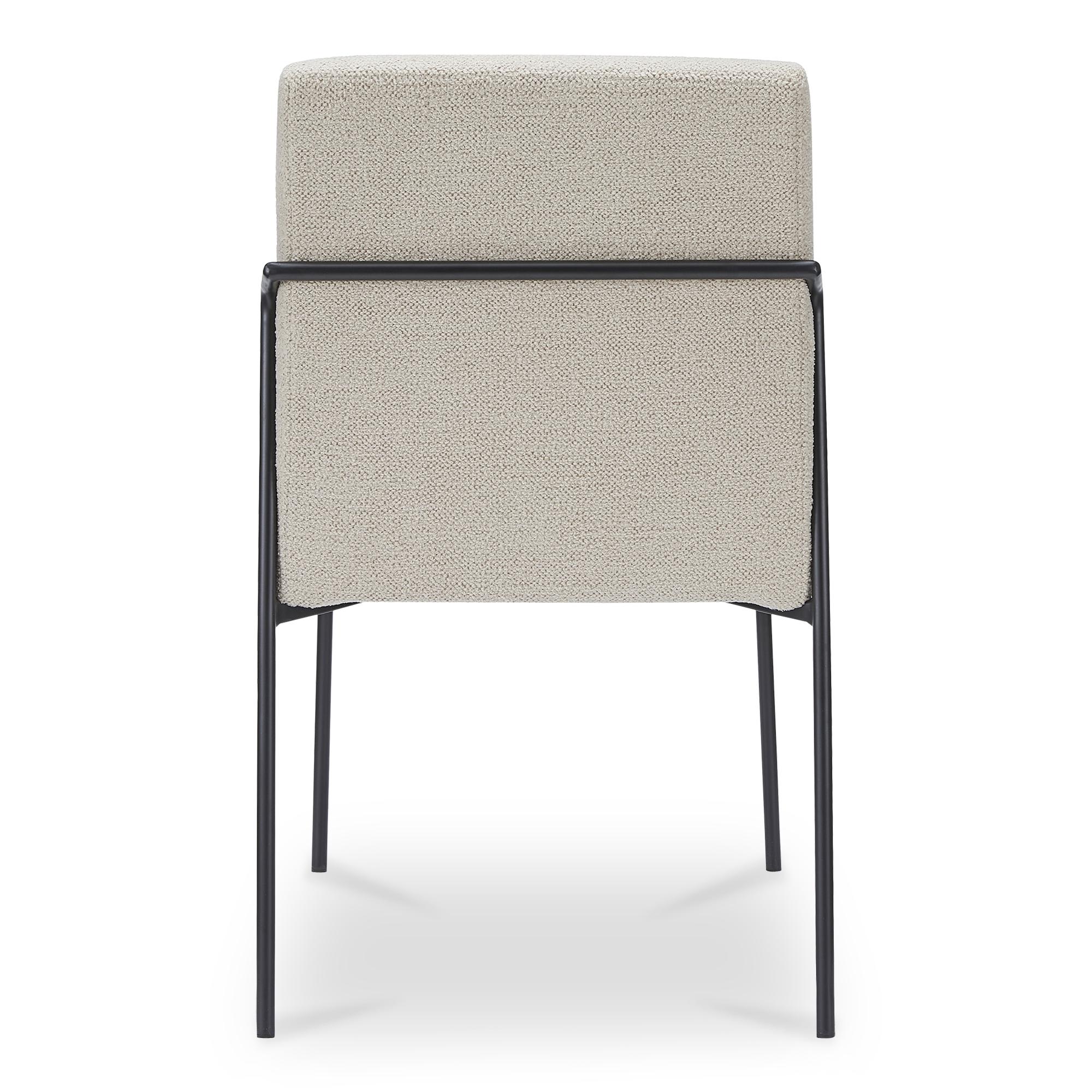 Danny Dining Chair Ivory Set of Two 5 Danny Dining Chair Ivory Set of Two - Image 5