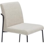 Danny Dining Chair Ivory Set of Two YM-1018-34 YM 1018 34 Danny closeup shadsilo