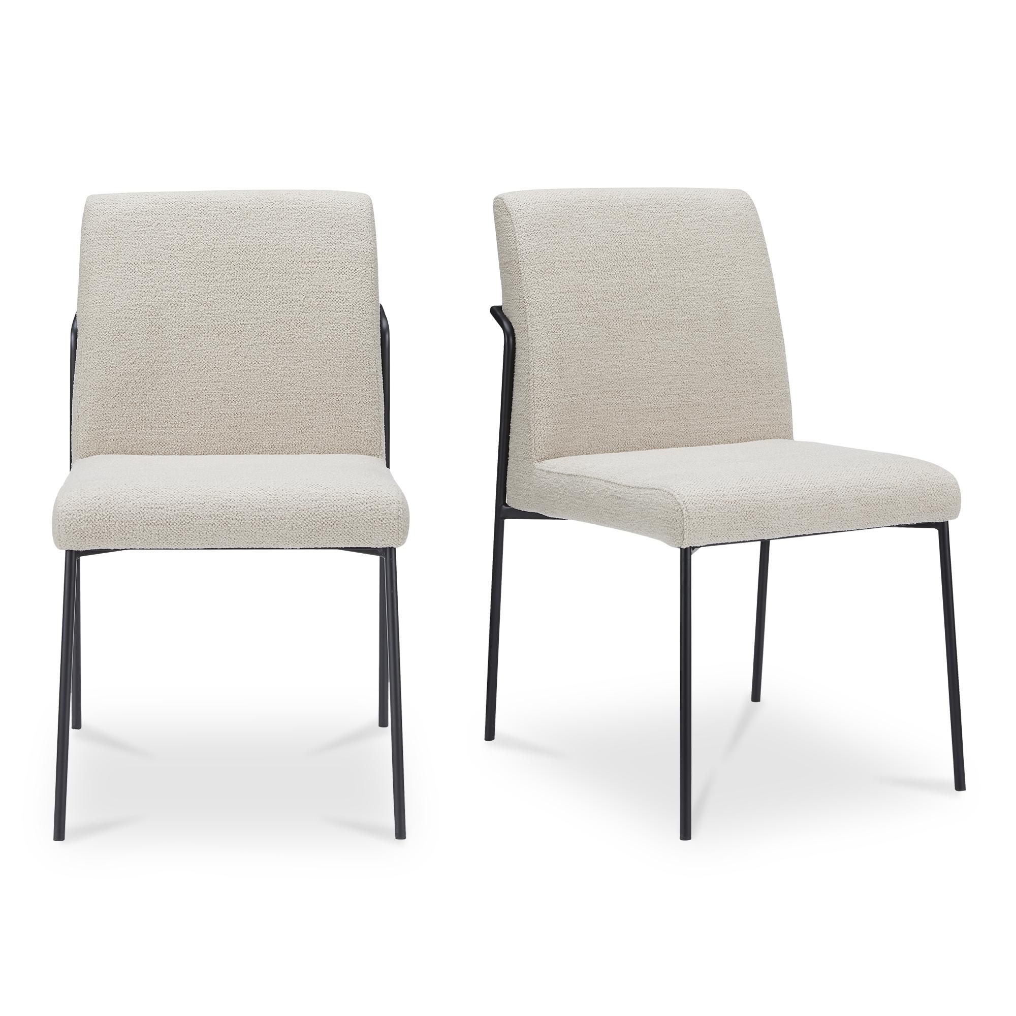 Danny Dining Chair Ivory Set of Two 1 Danny Dining Chair Ivory Set of Two