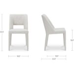 Joyce Dining Chair Beige - Set of Two YM-1019-34 YM 1019 34 70
