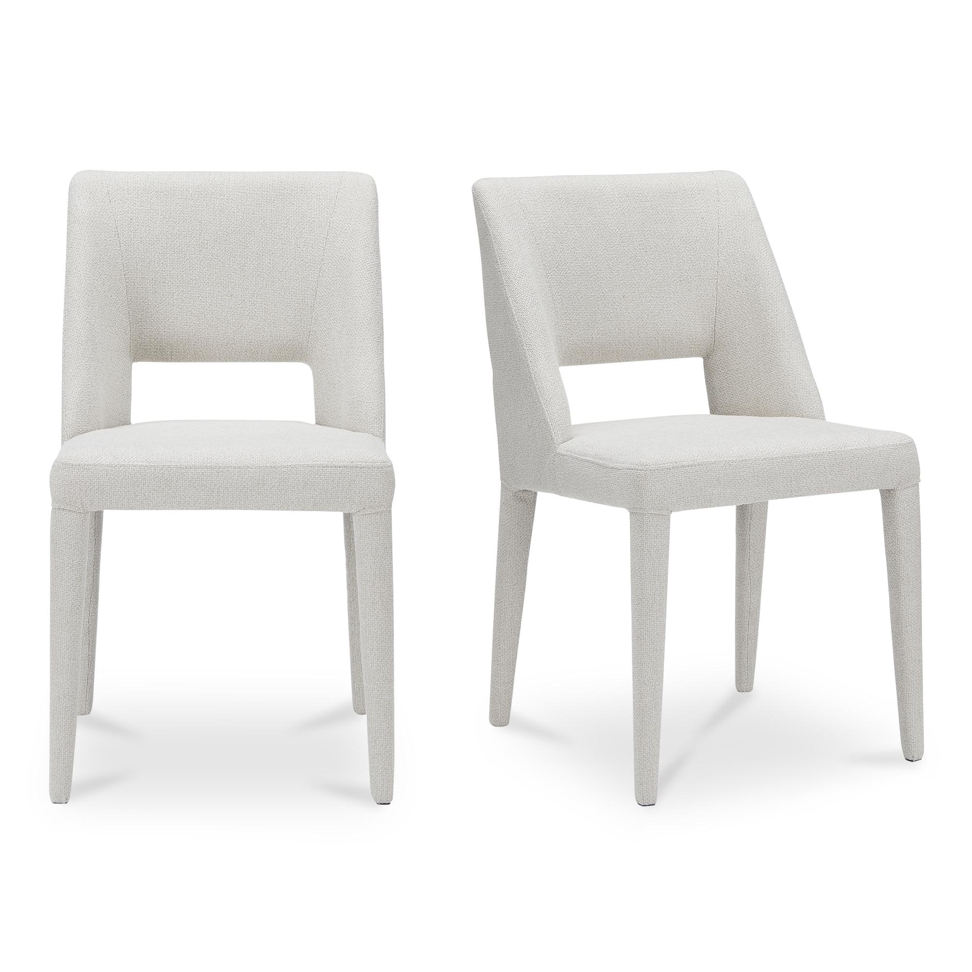 Joyce Dining Chair Beige-Set of Two 1 Joyce Dining Chair Beige-Set of Two