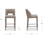 Joyce Counter Stool Light Brown 13 Joyce Counter Stool Light Brown YM-1020-21 YM 1020 21 70