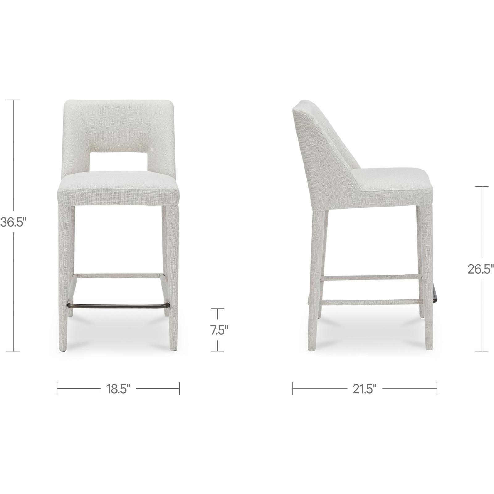 Joyce Counter Stool Beige 7 Joyce Counter Stool Beige - Image 7