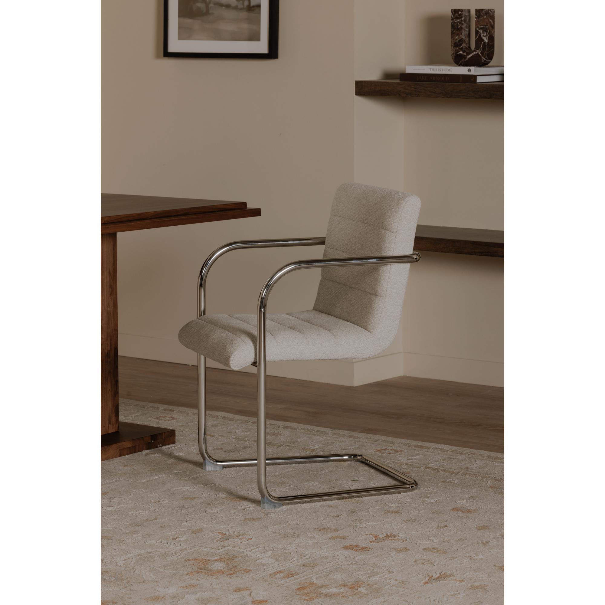 Pedro Dining Chair Beige Set of Two 7 Pedro Dining Chair Beige Set of Two - Image 7