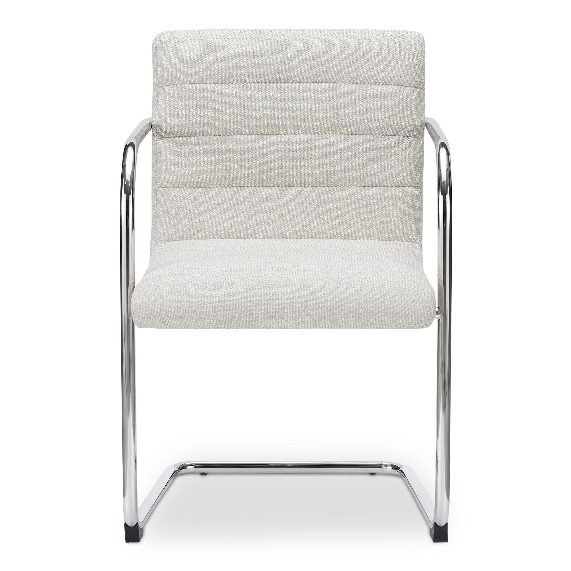 Pedro Dining Chair Beige Set of Two 4 Pedro Dining Chair Beige Set of Two - Image 4