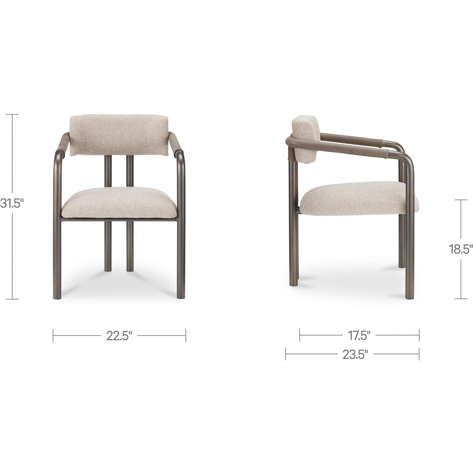 Cassidy Dining Chair Brown 8 Cassidy Dining Chair Brown - Image 8