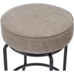 Kelsey Swivel Counter Stool Light Brown YM-1024-21 YM 1024 21 Kelsey closeup01 shadsilo