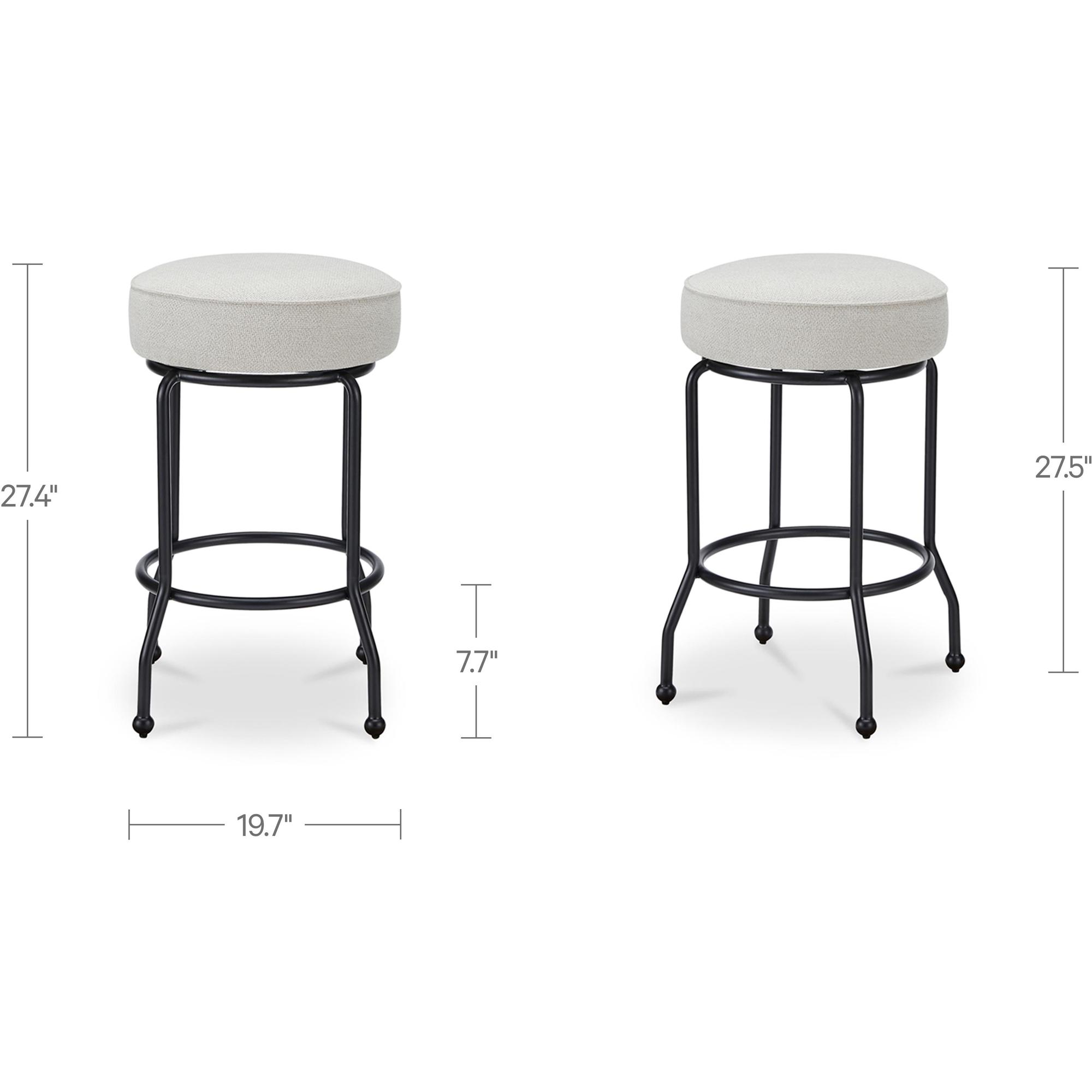 Kelsey Swivel Counter Stool Beige 5 Kelsey Swivel Counter Stool Beige - Image 5