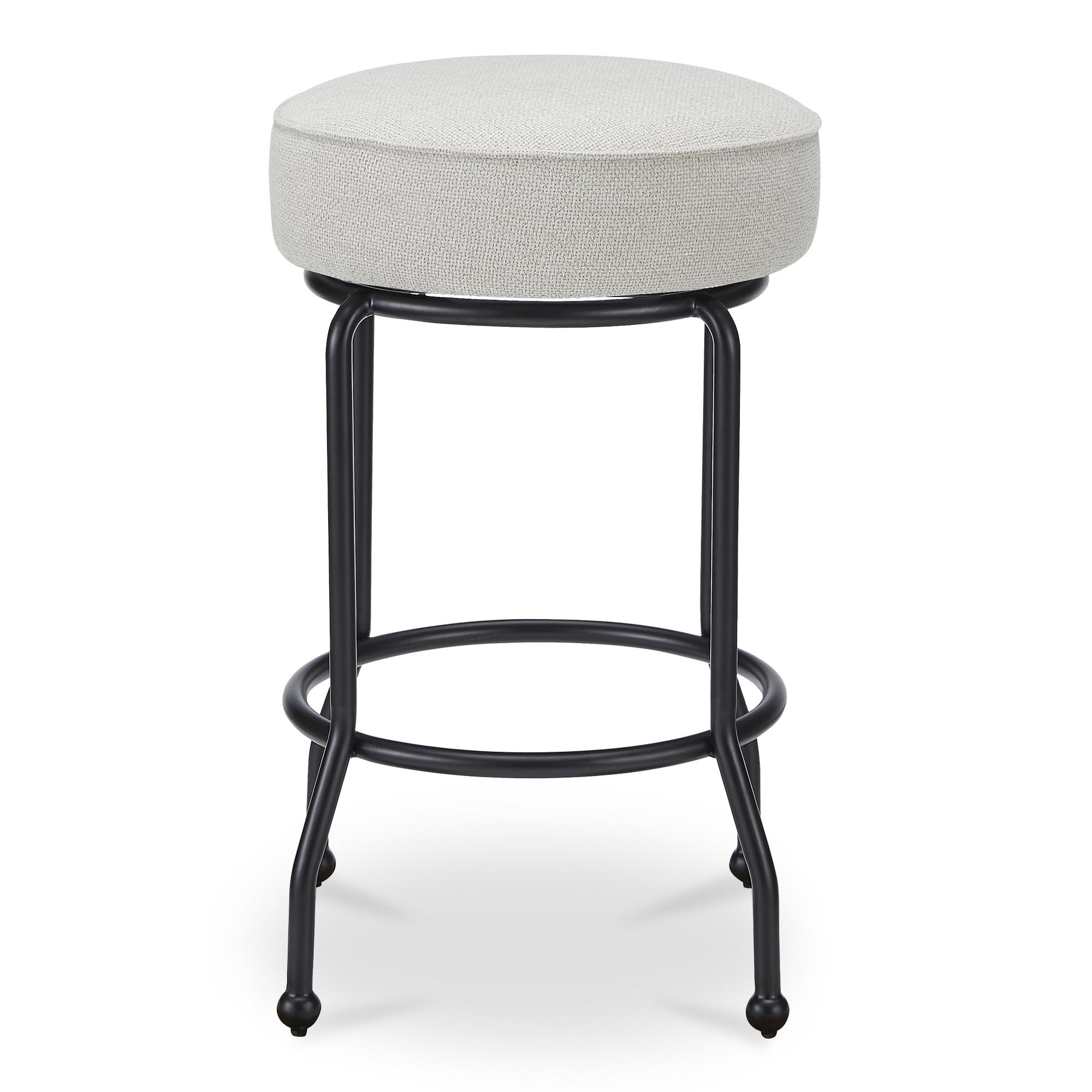 Kelsey Swivel Counter Stool Beige