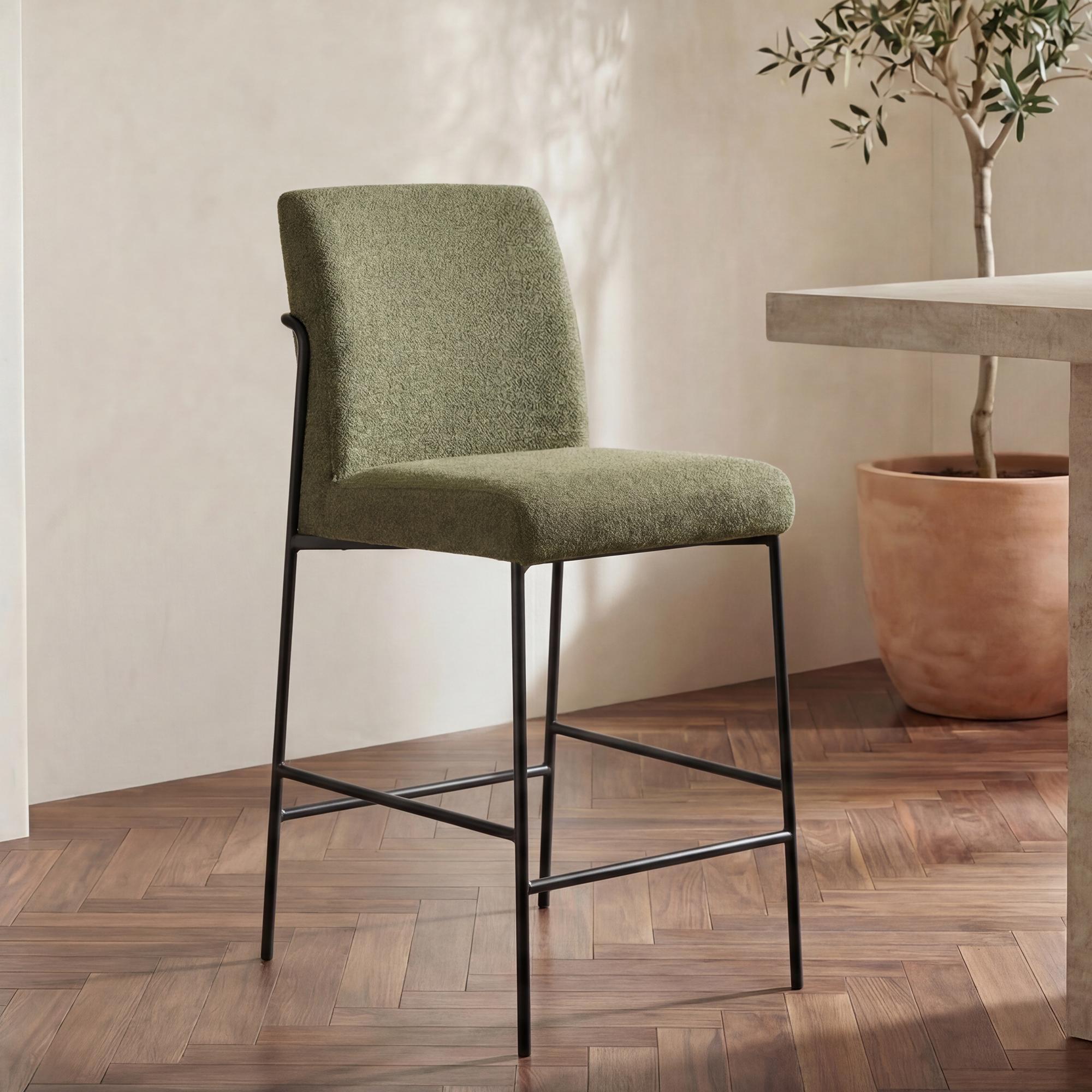 Danny Counter Stool Green 2 Danny Counter Stool Green - Image 2
